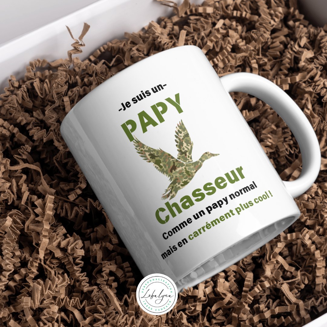 Mug " Papy chasseur "