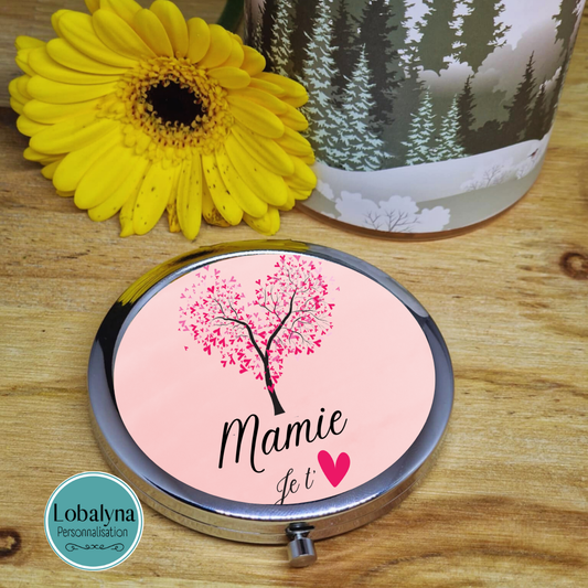 Miroir de poche : Mamie je t'aime